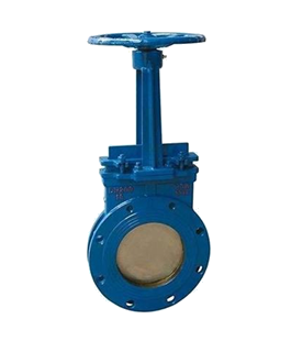 對(duì)夾式刀形閘閥